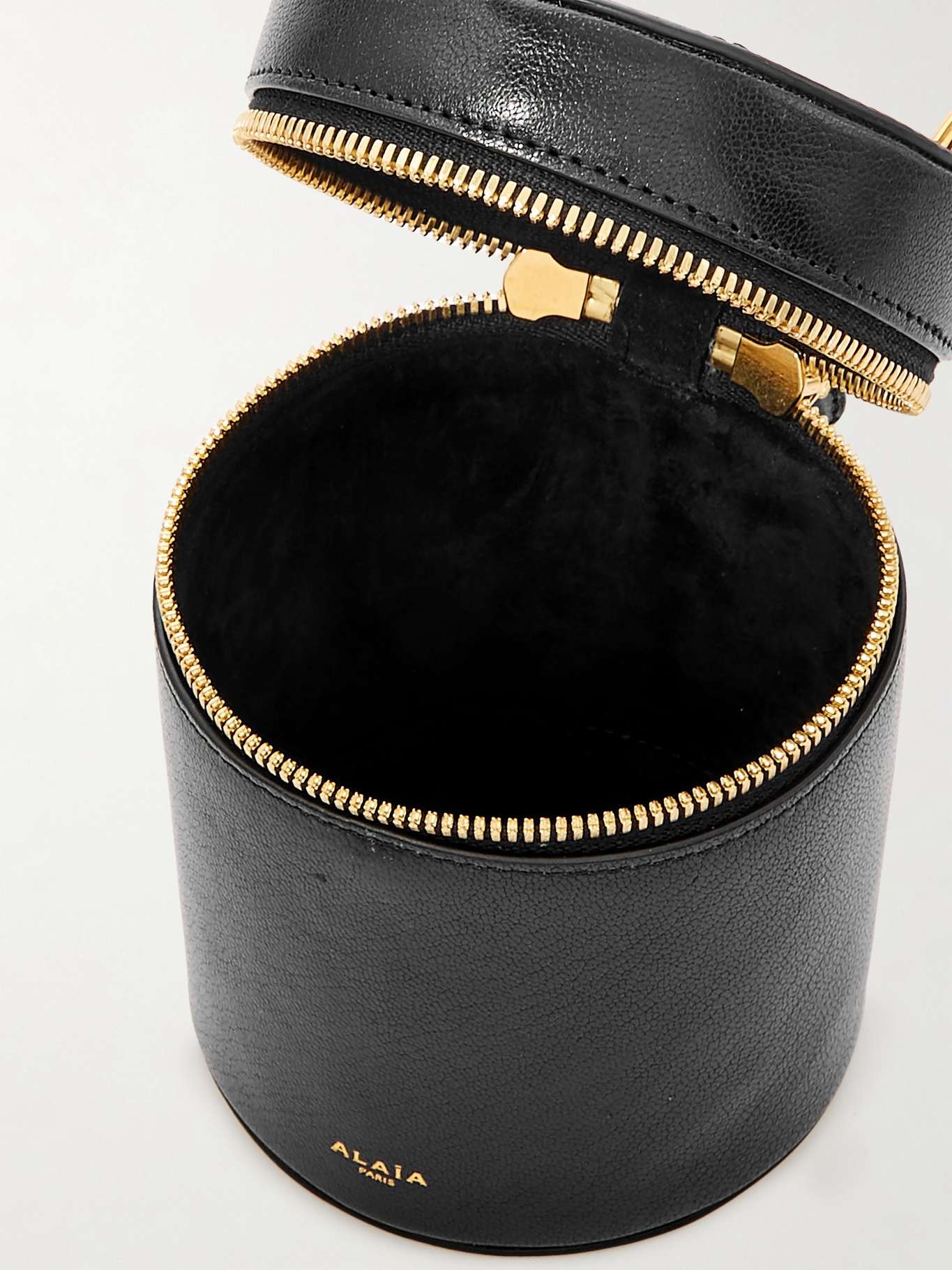 Cylindre Vanity small leather tote Black - 5