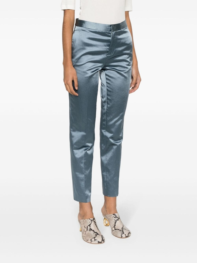tapered satin trousers 3