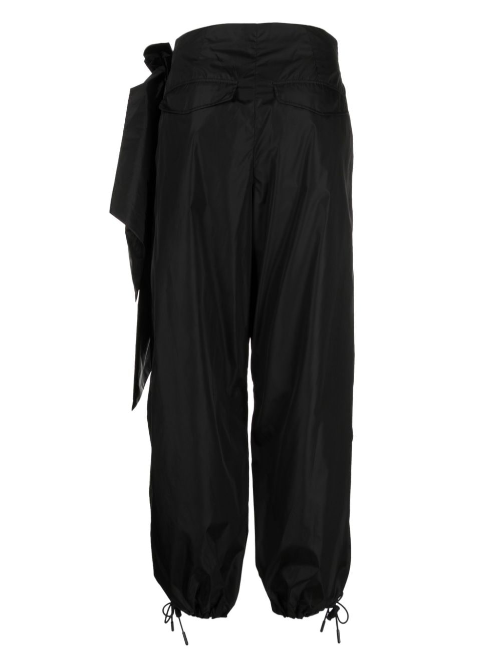 strap-detail cropped trousers - 2