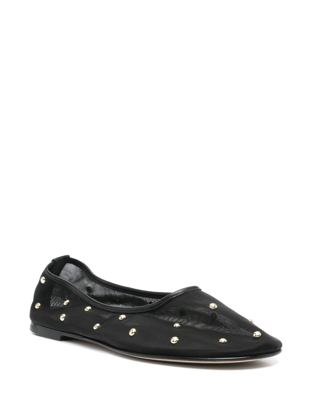 studs mesh ballet flats - 2