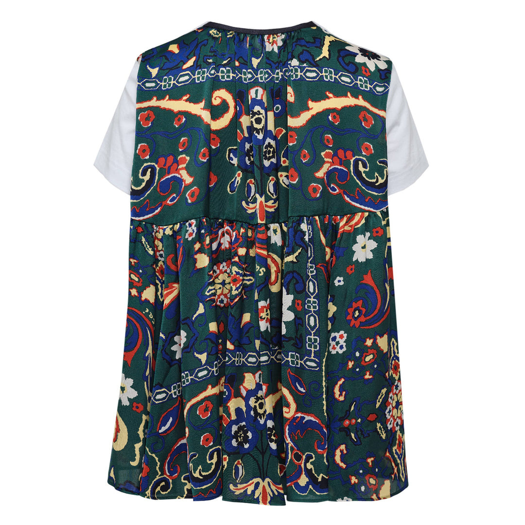 Floral Print T-Shirt - 2