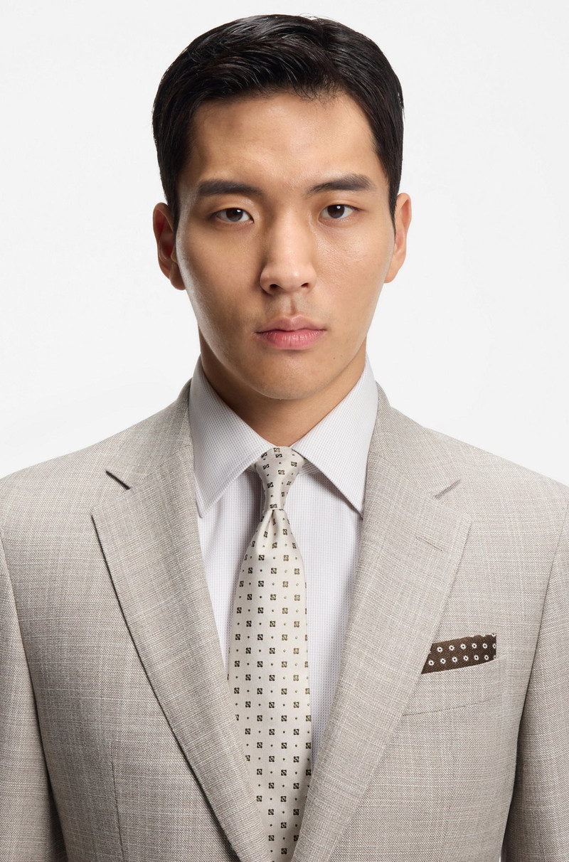 BOSS JACQUARD-PATTERN TIE IN SILK outlook