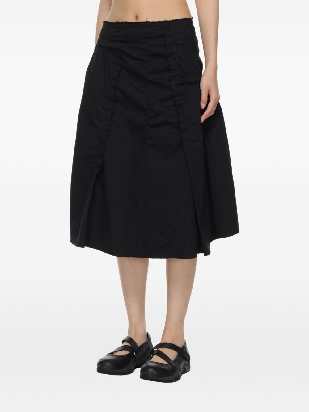 fluted midi skirt - 4