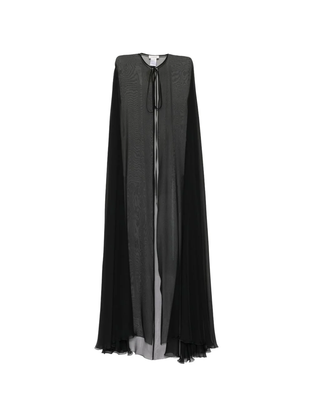 silk chiffon cape - 1
