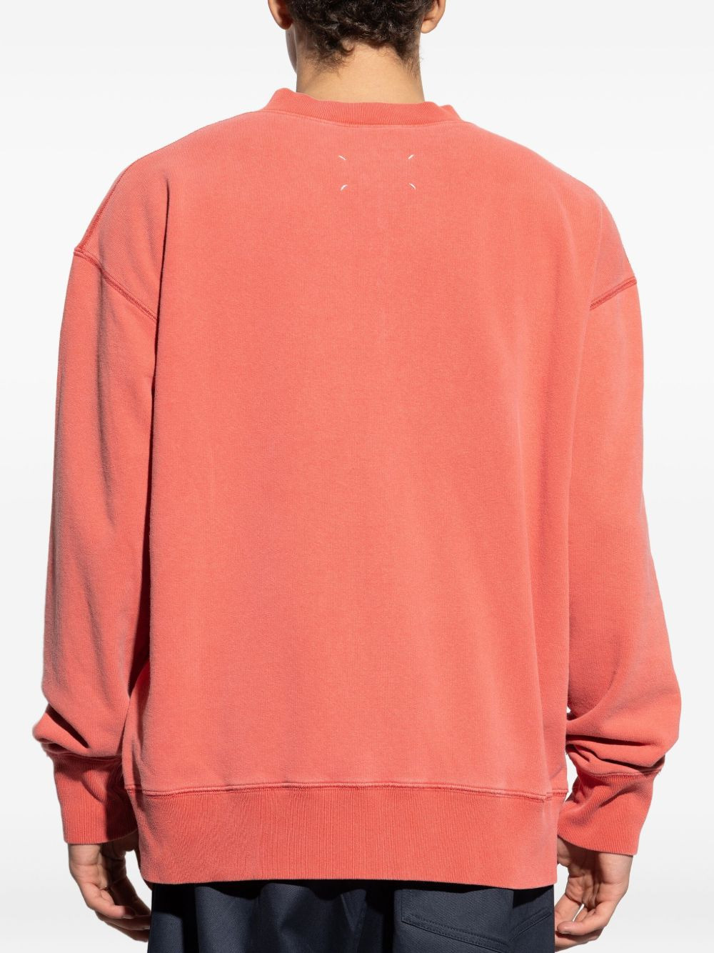 half-zip cotton sweatshirt - 4