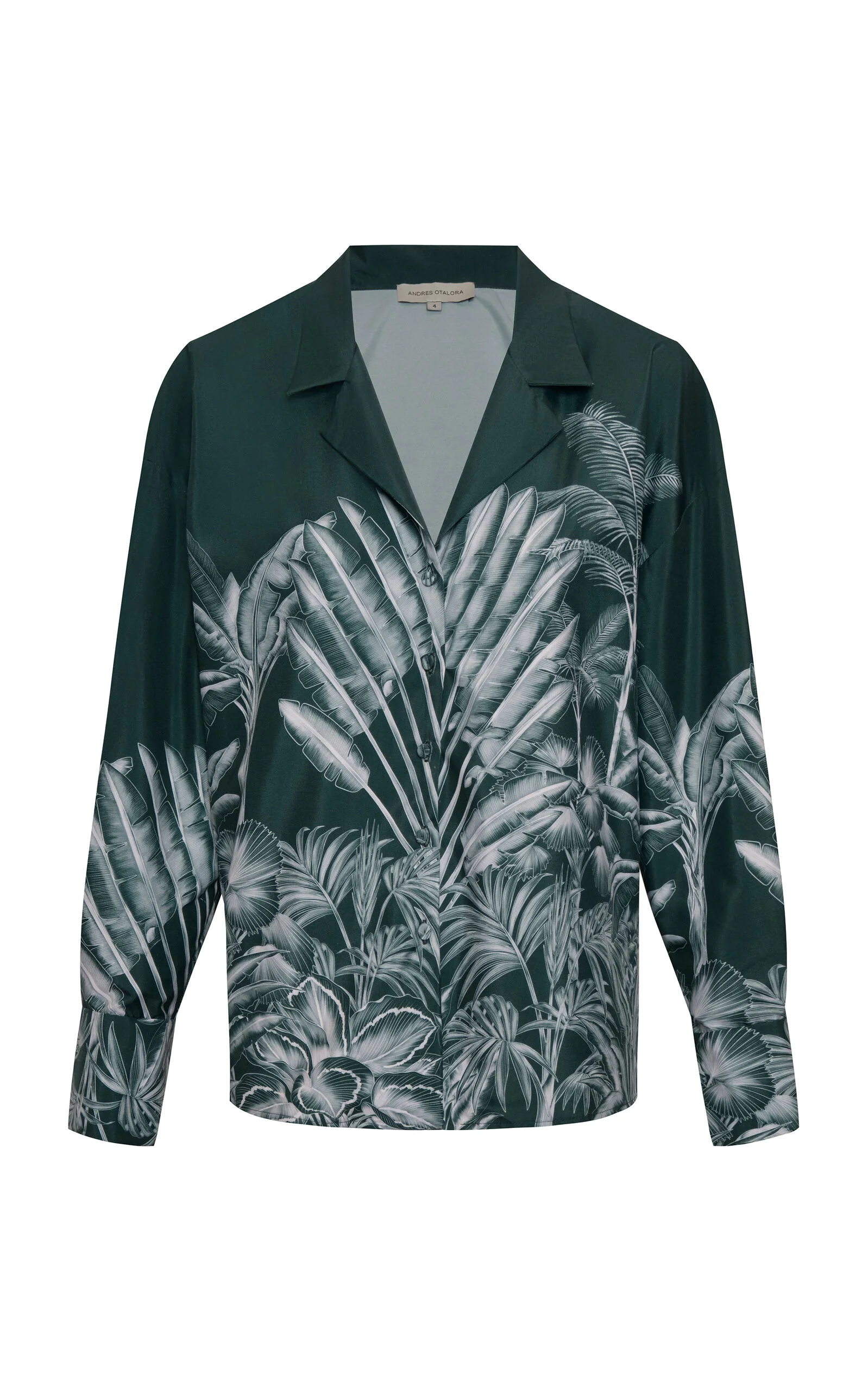 Oasis Printed Crepe De Chine Blouse print - 1