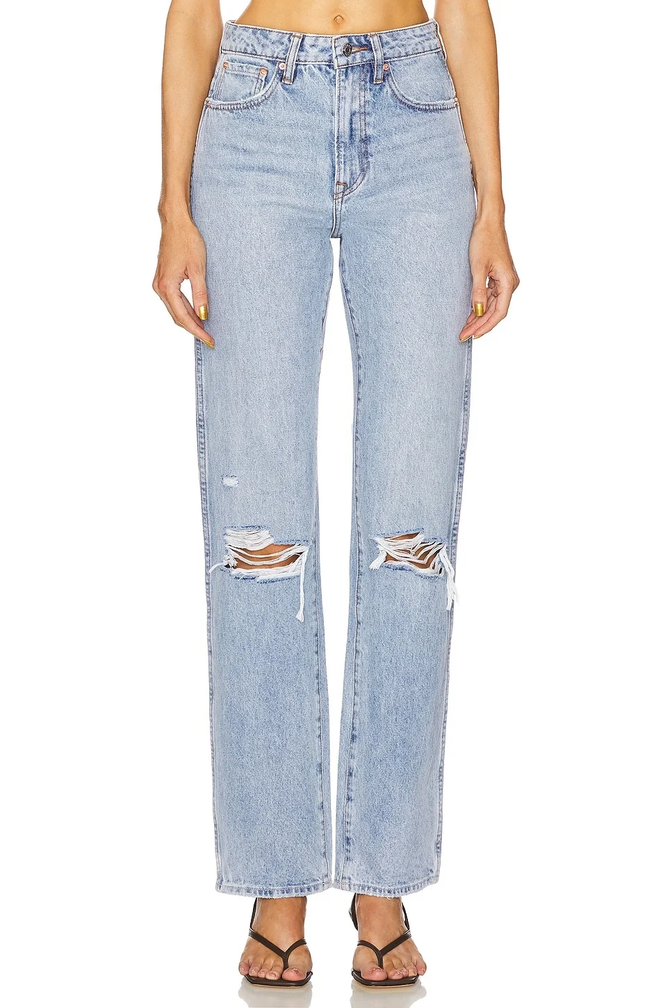 Sara Super High Rise Slim Straight - 1