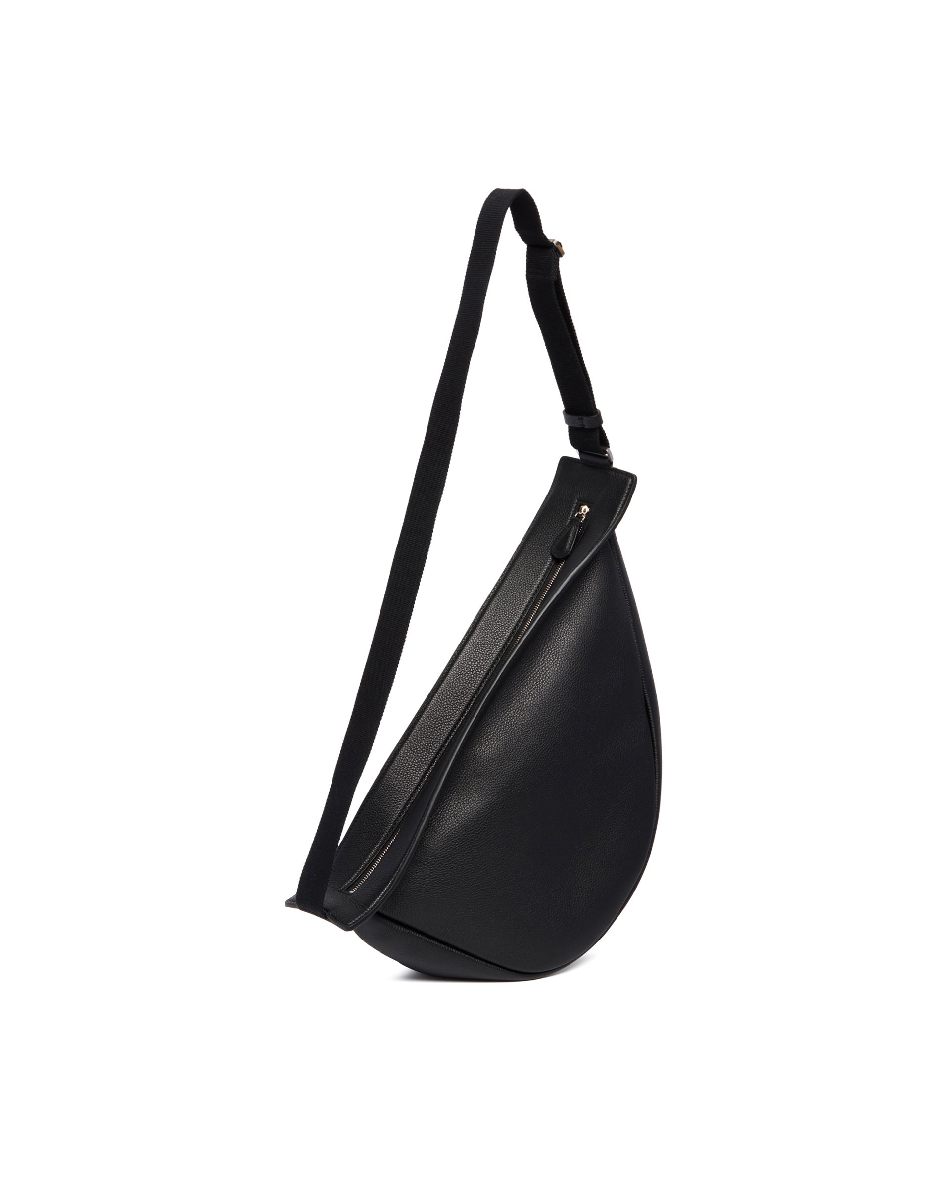 Black Slouchy Banana Bag - 6