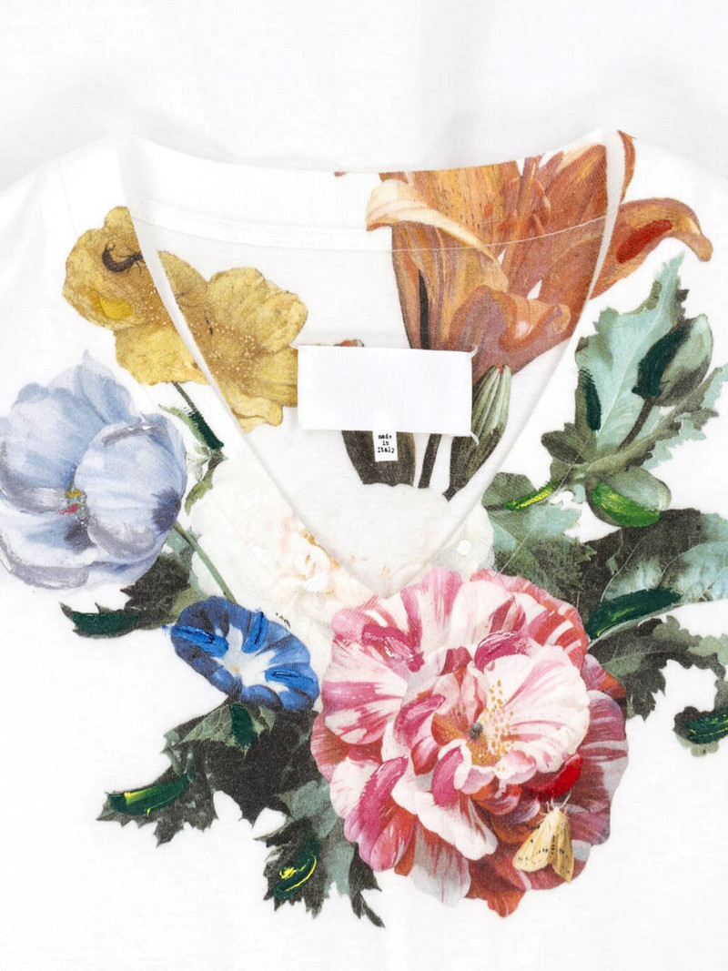 Maison Margiela PRINTED FLORAL T-SHIRT outlook