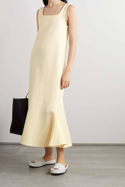 Jil Sander Cotton-blend jersey midi dress outlook