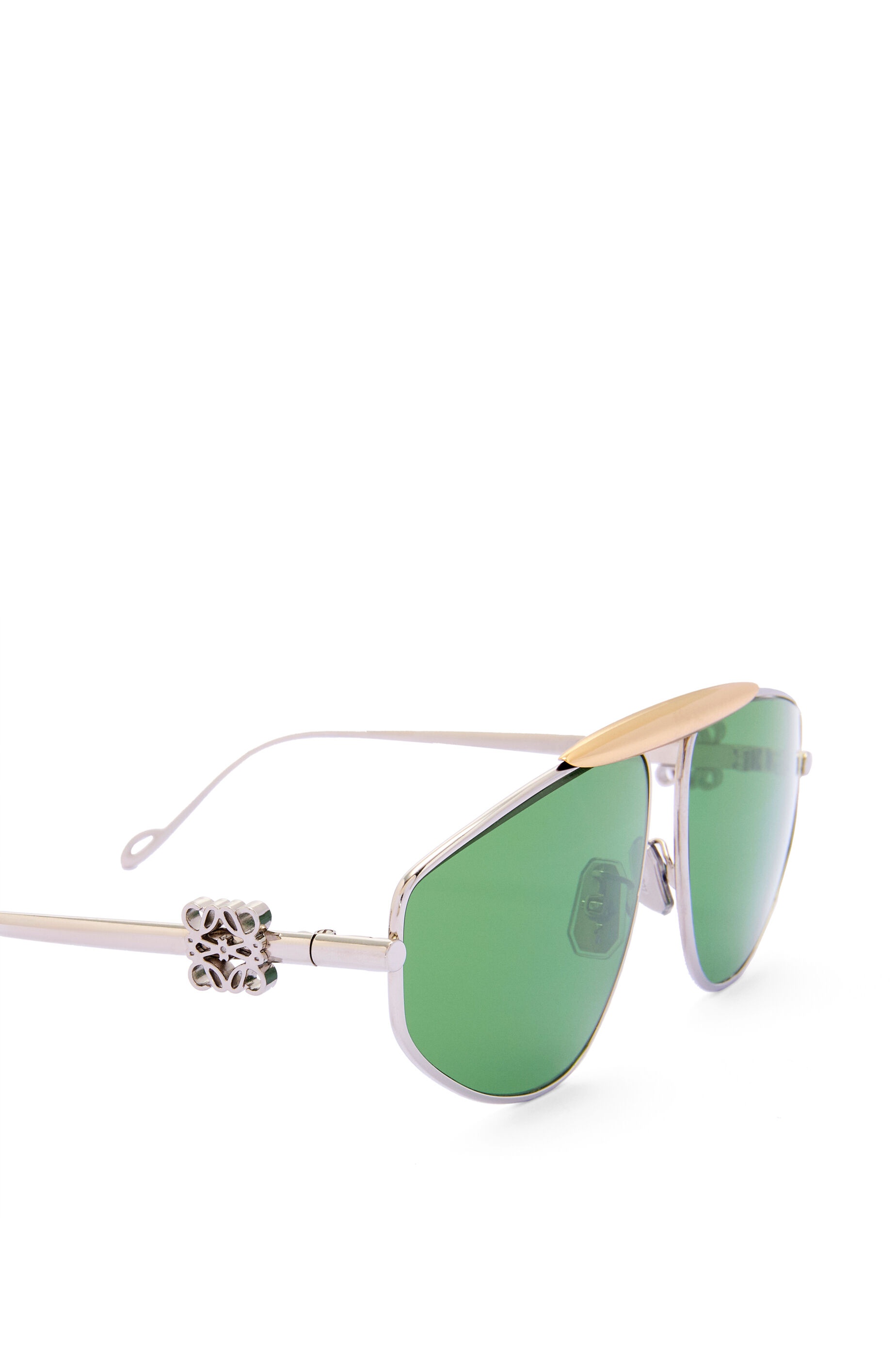 Loewe Spoiler new aviator sunglasses in metal | REVERSIBLE