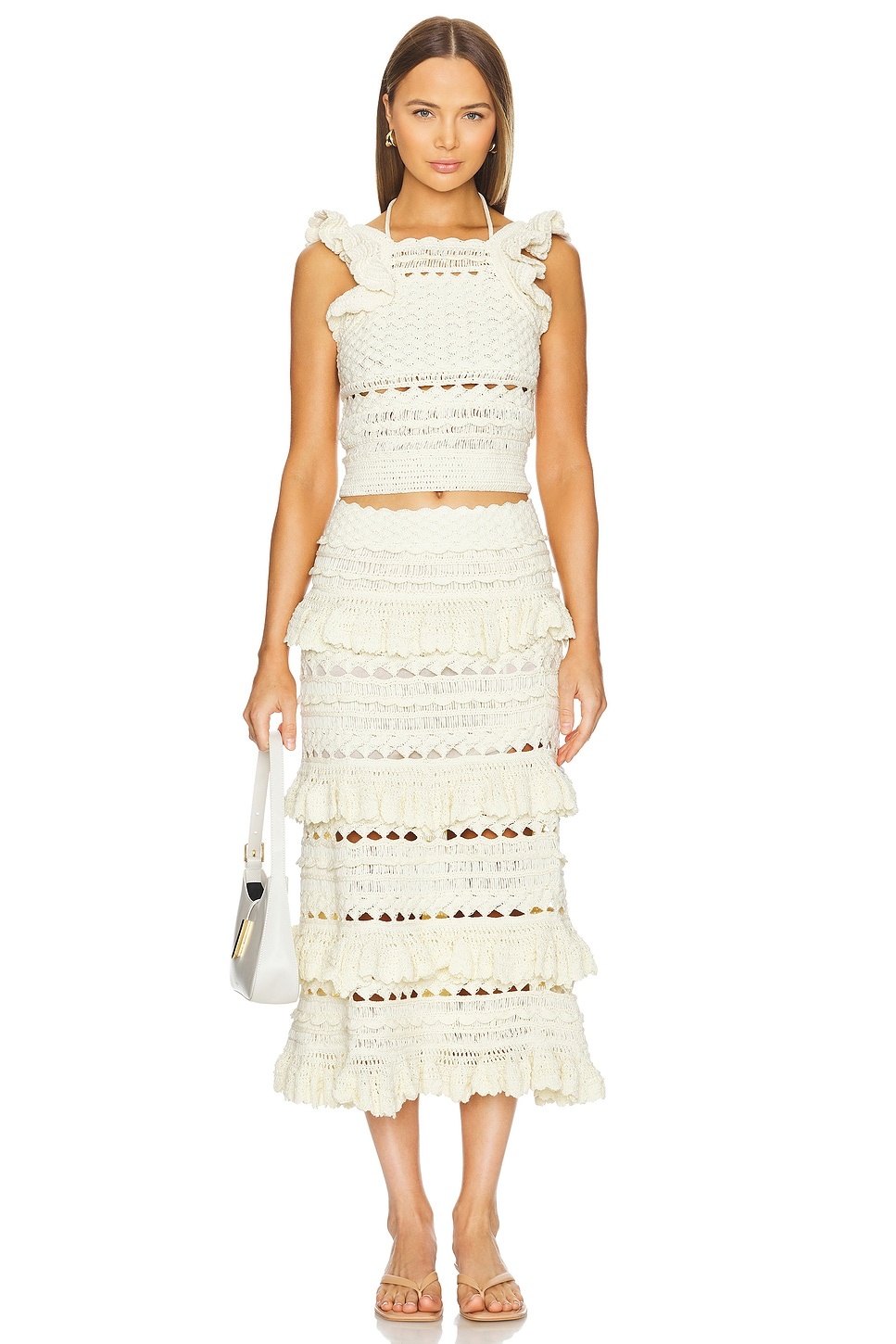 Waverly Crochet Midi Skirt - 4