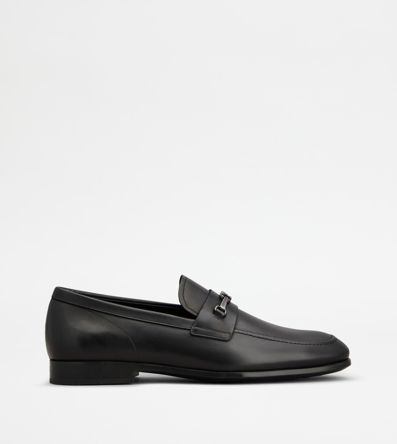 LOAFERS IN LEATHER - BLACK 1