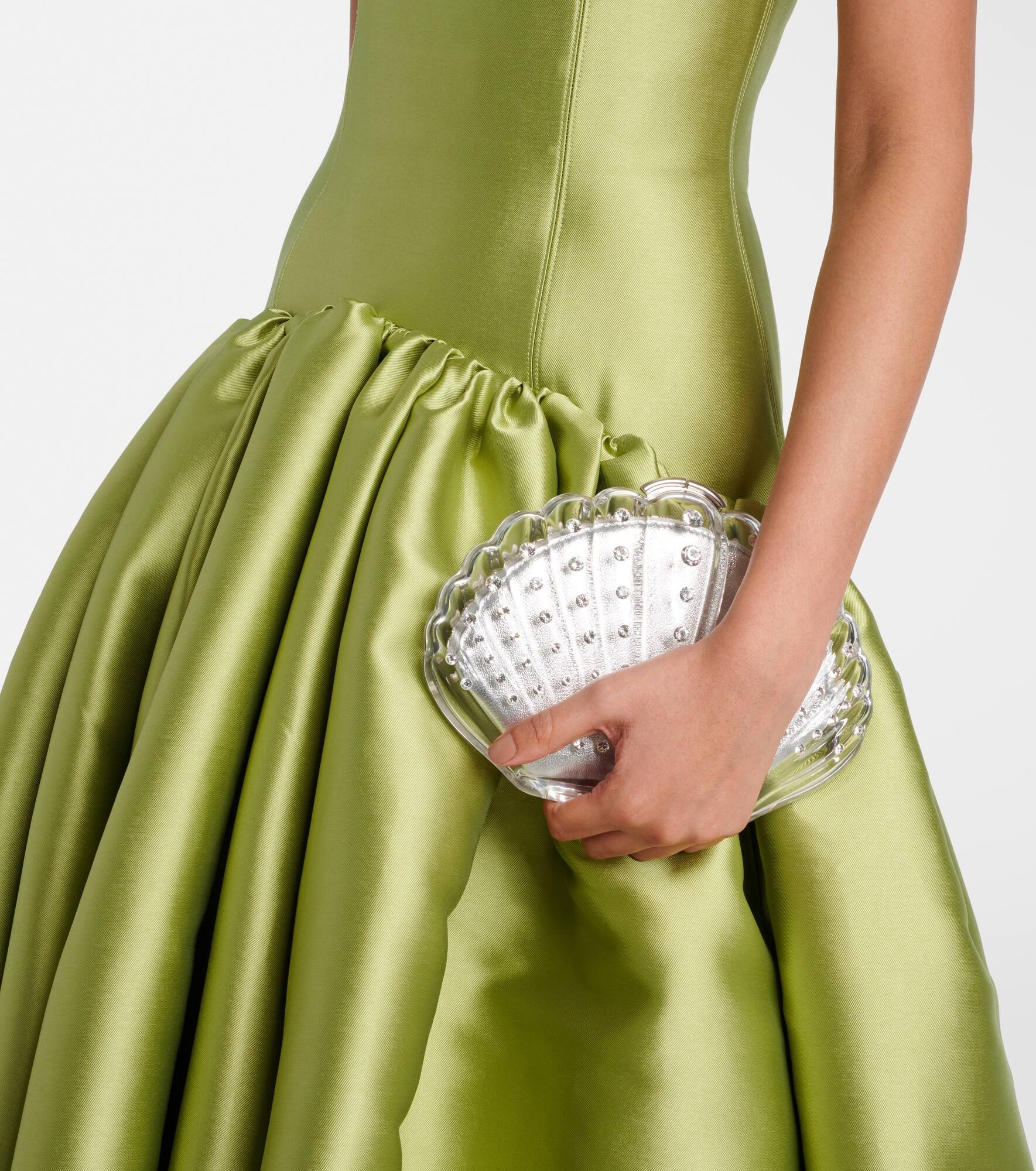 Crystal Shell embellished clutch - 2