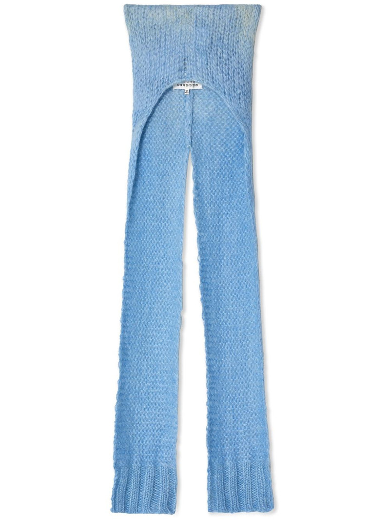 knitted scarf beanie 1