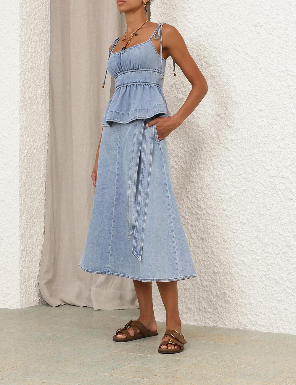 WANDERLUST DENIM CAMI - 3