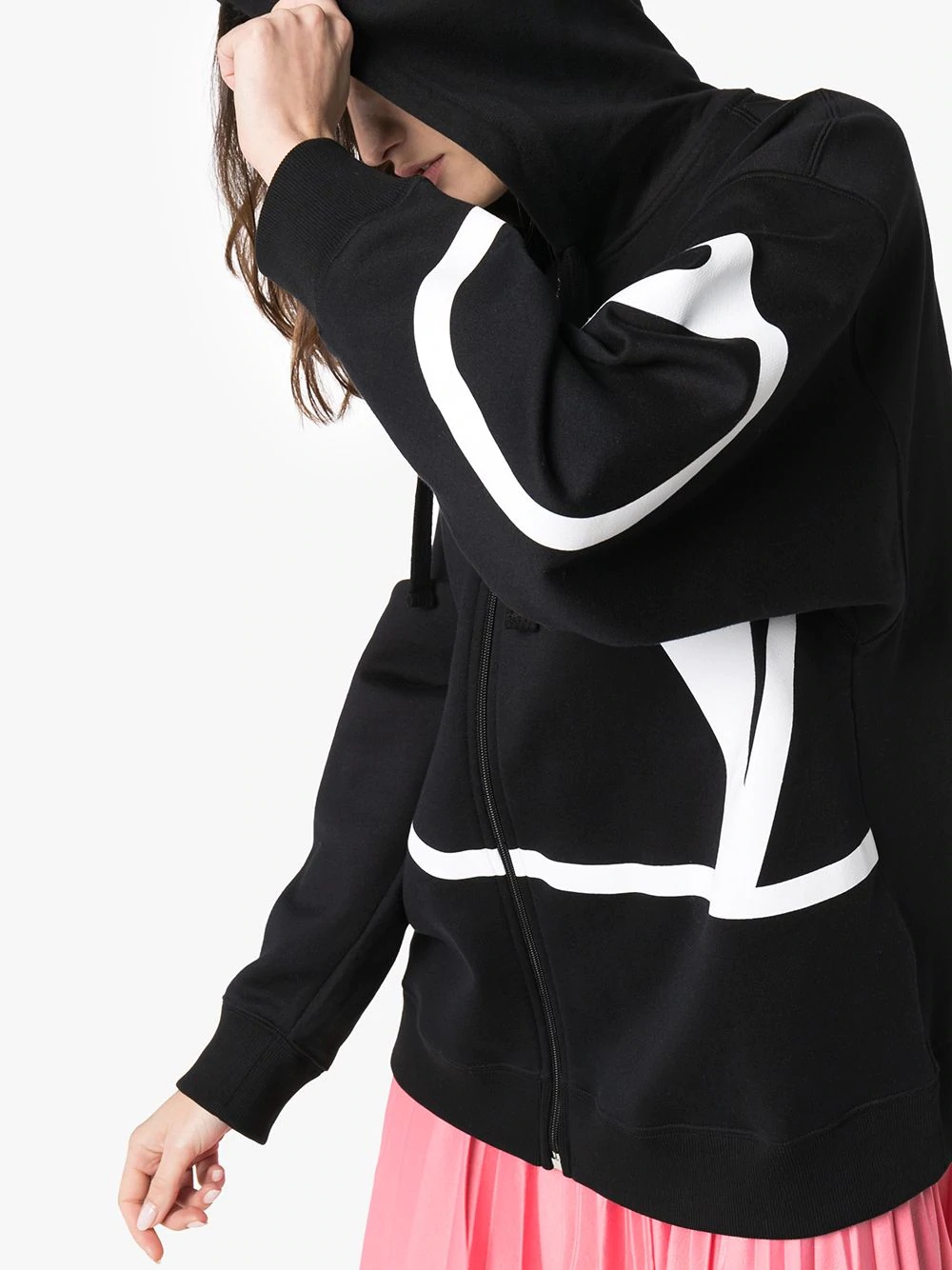 VLOGO zipped hoodie - 5