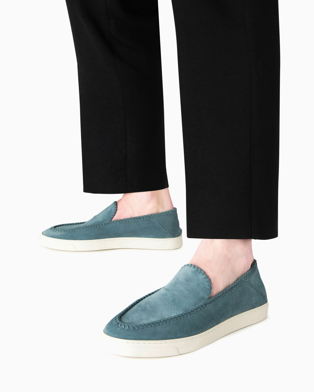 Galleria 3 suede slip-ons - 6