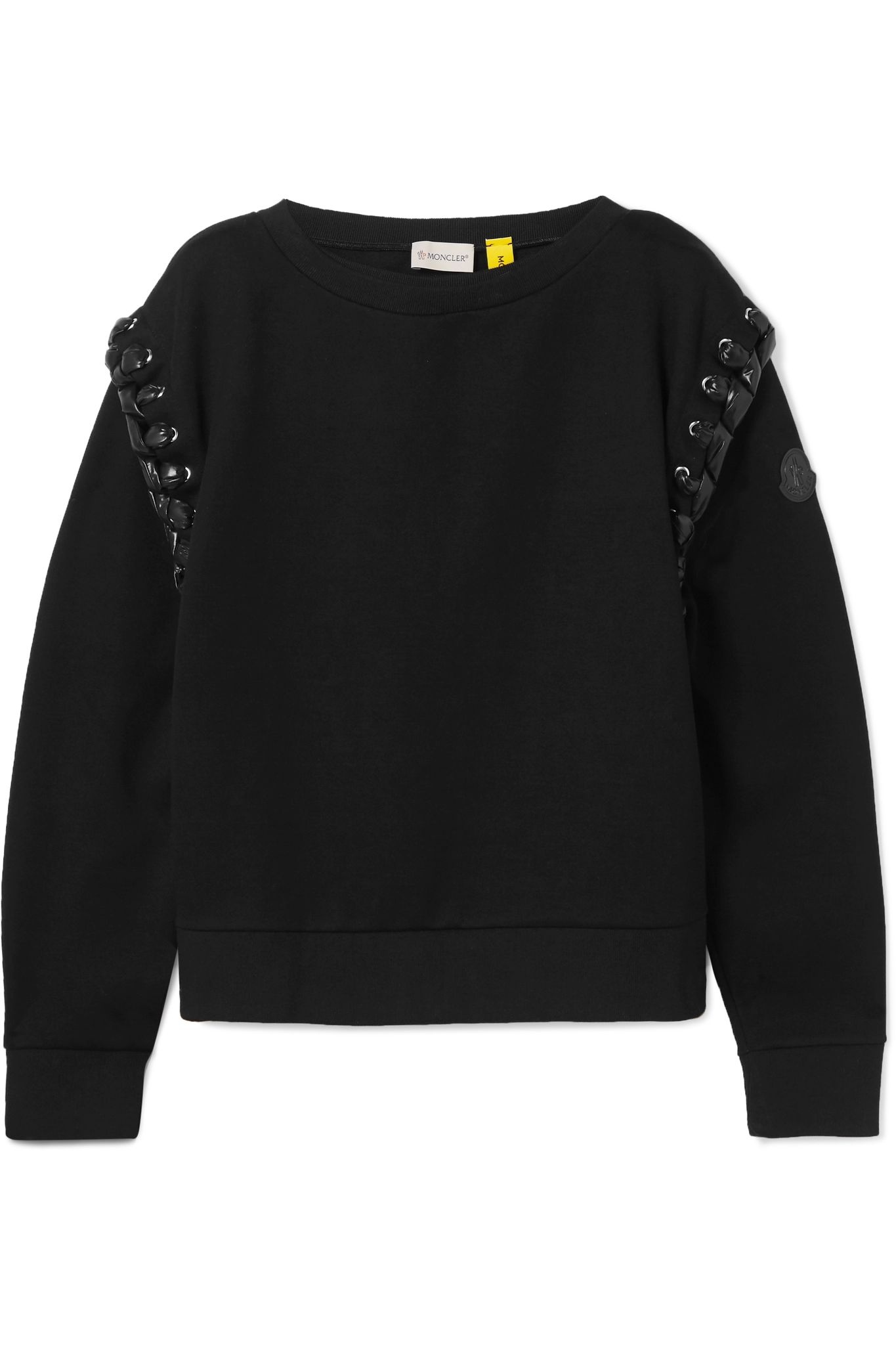 + 6 Noir Kei Ninomiya whipstitched shell and jersey sweatshirt - 1