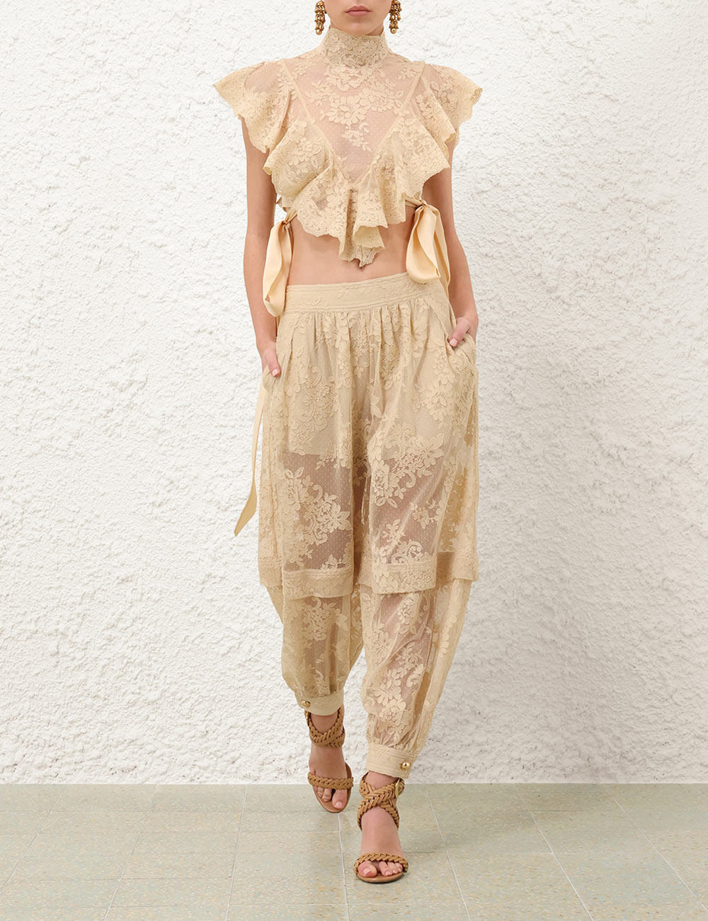 HYPNOTIC LACE HAREM PANT - 2