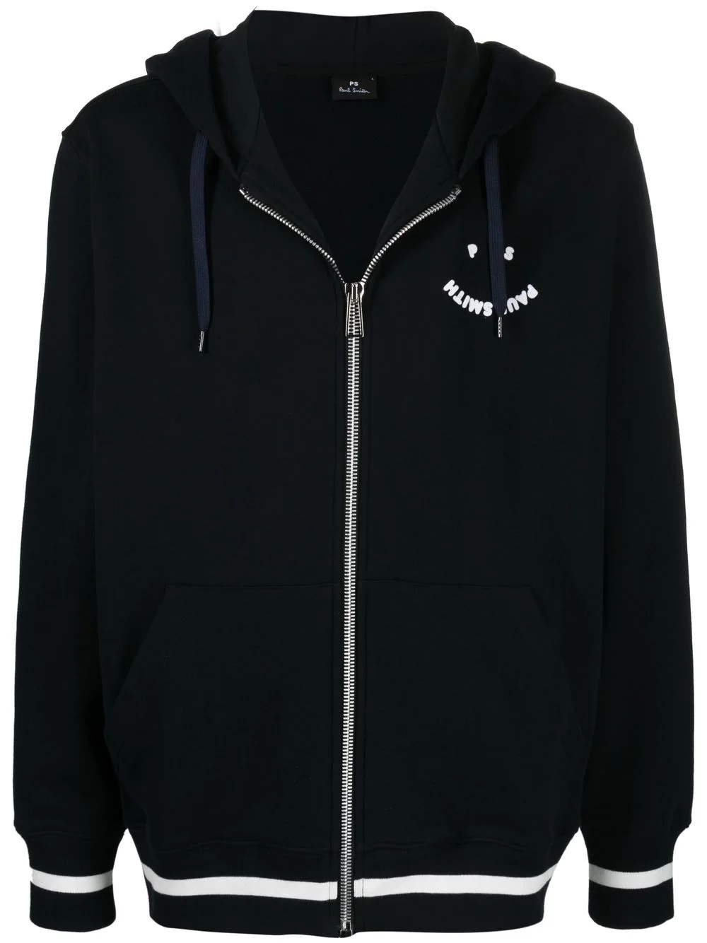 zip-front 'Happy' hoodie - 1