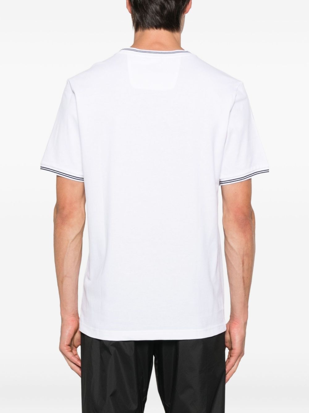 tipped crew-neck t-shirt - 3
