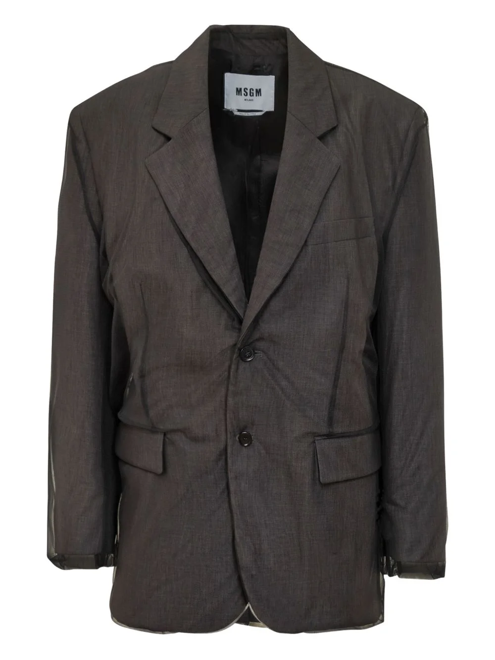 button blazer - 1