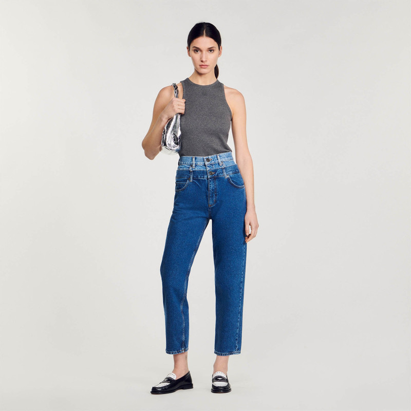 Sandro TROMPE L'ŒIL MOM JEANS outlook