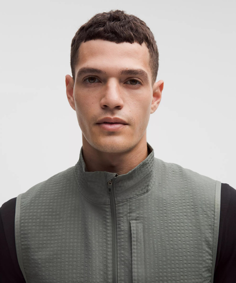 Grid Fleece Full-Zip Vest 4