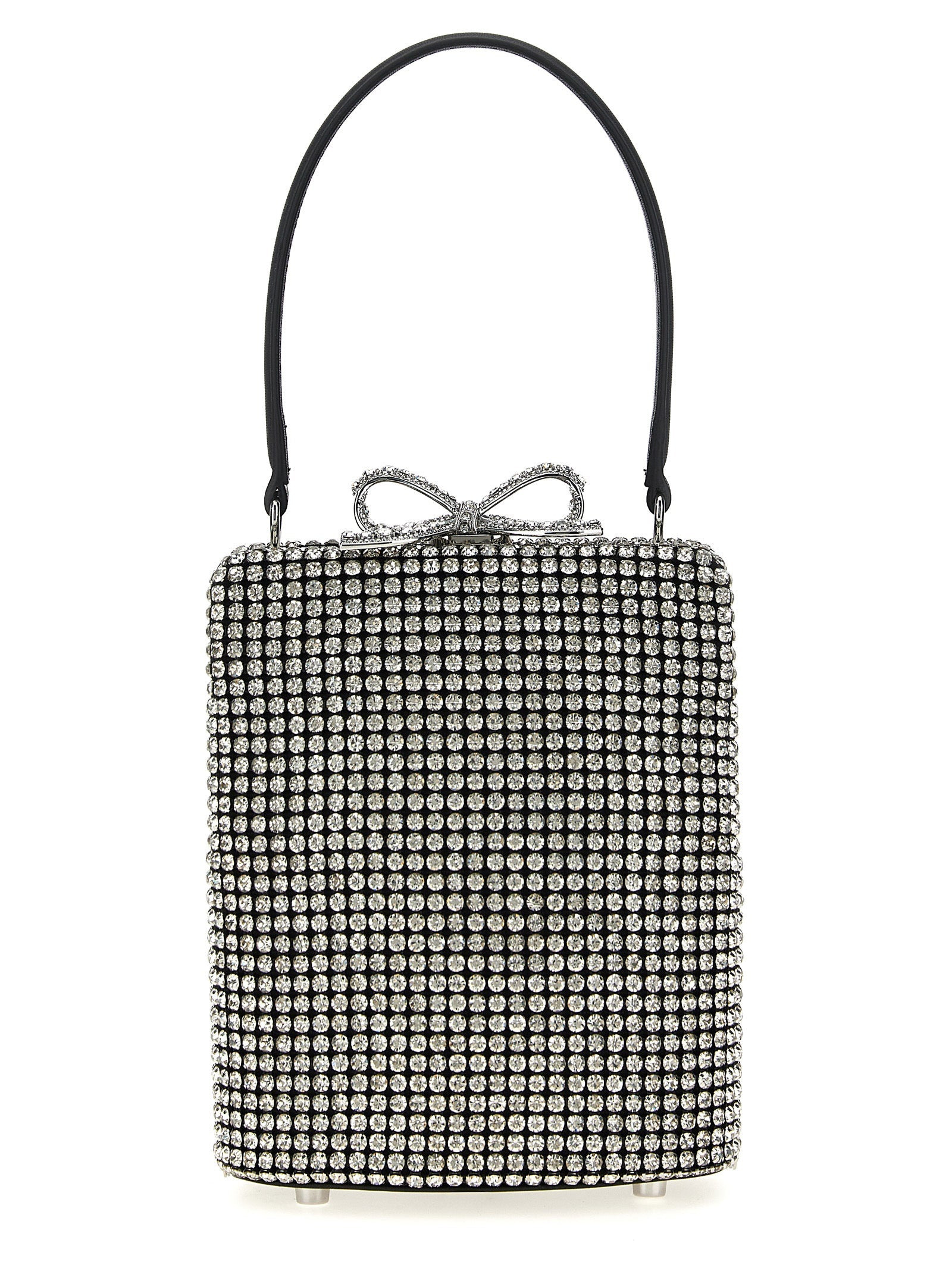 Self Portrait Women 'Silver Crystal Fishnet' Handbag - 1