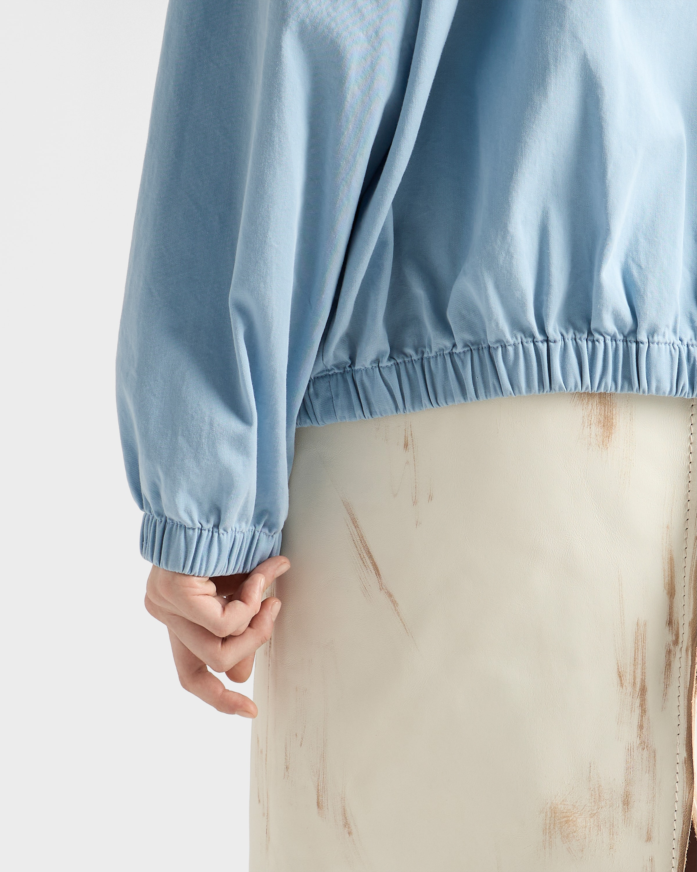 Old gabardine blouson jacket - 4