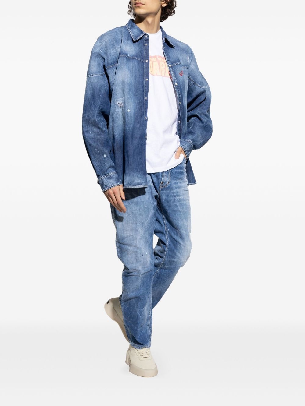 straight-leg jeans - 2