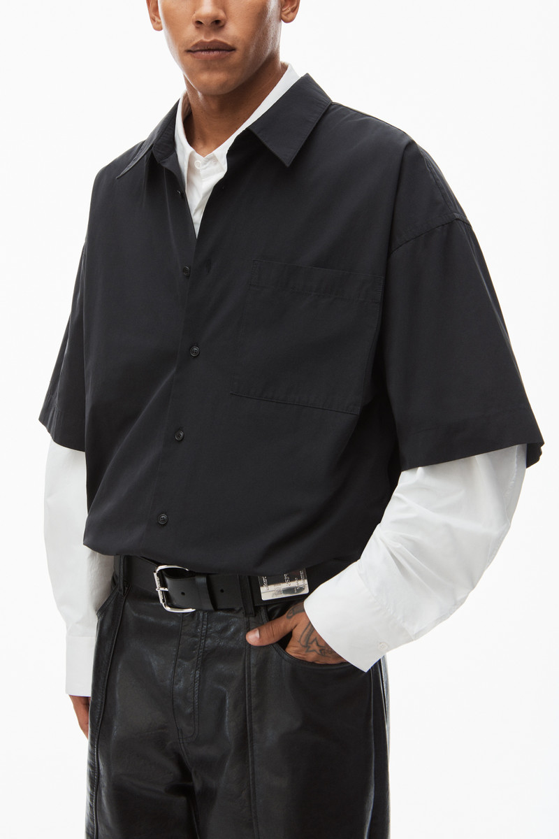 camp shirt in crisp nylon 3