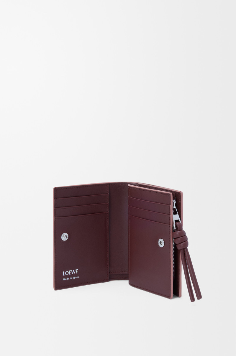 Loewe Knot compact wallet in shiny nappa calfskin outlook
