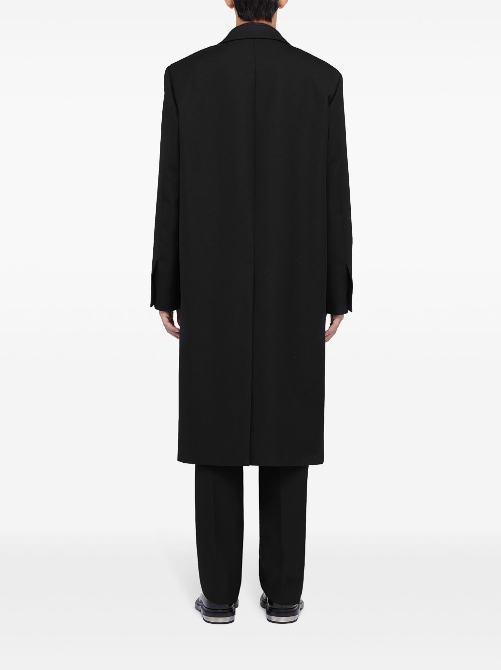 wool tailored coat - 3