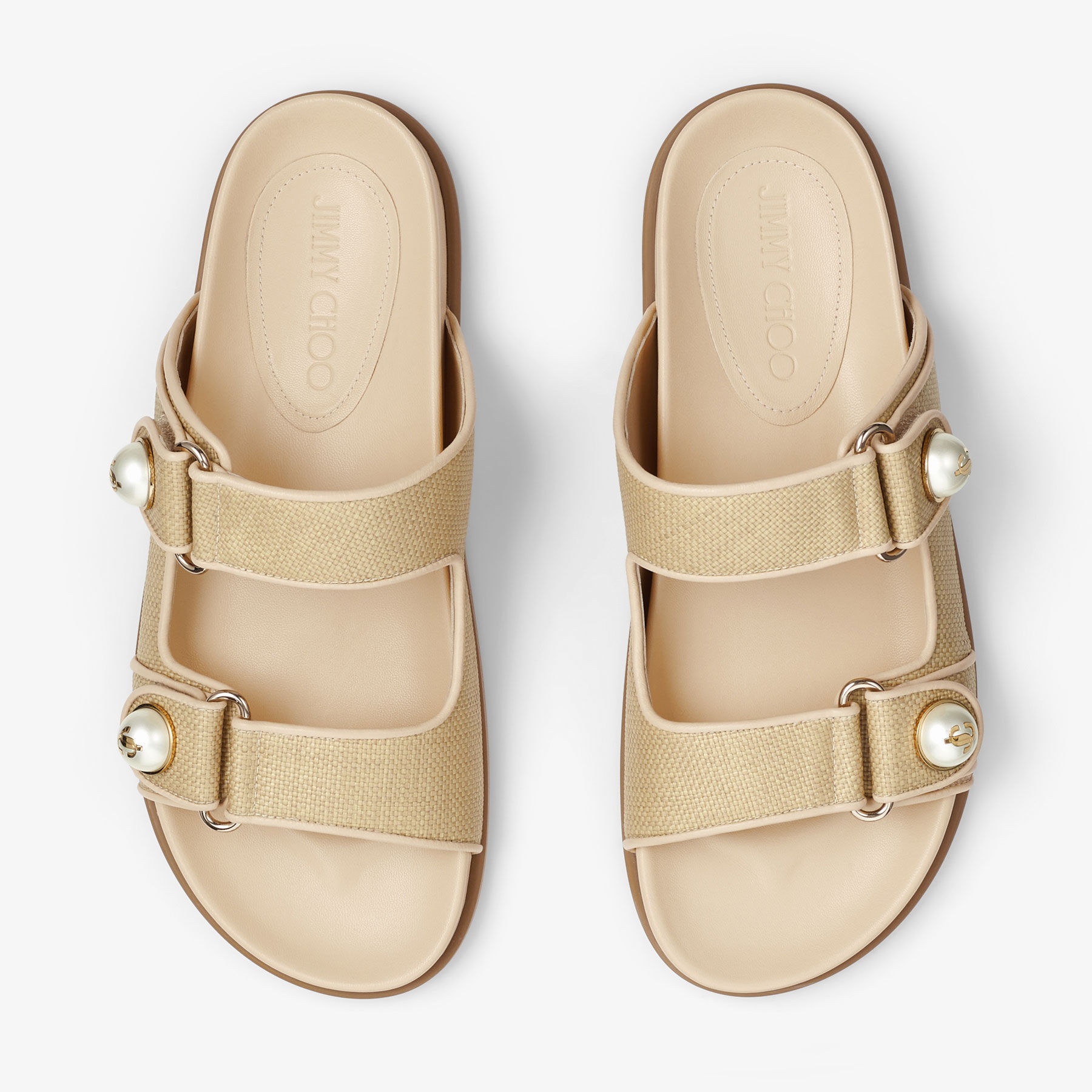 Fayence Sandal
Natural Raffia and Leather Sandals - 4