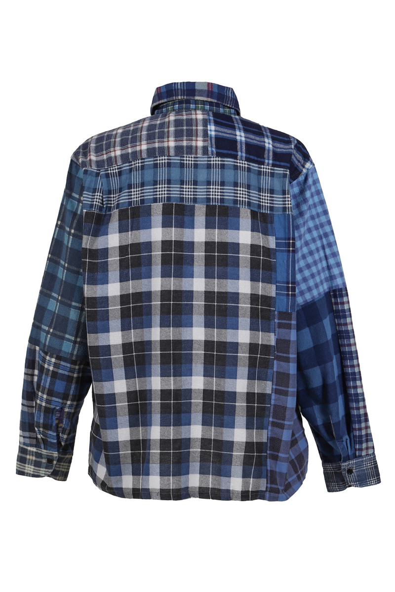 NEEDLES FLANNEL SHIRT -&gt; STRAIGHT HEM SHIRT / ASSORT outlook