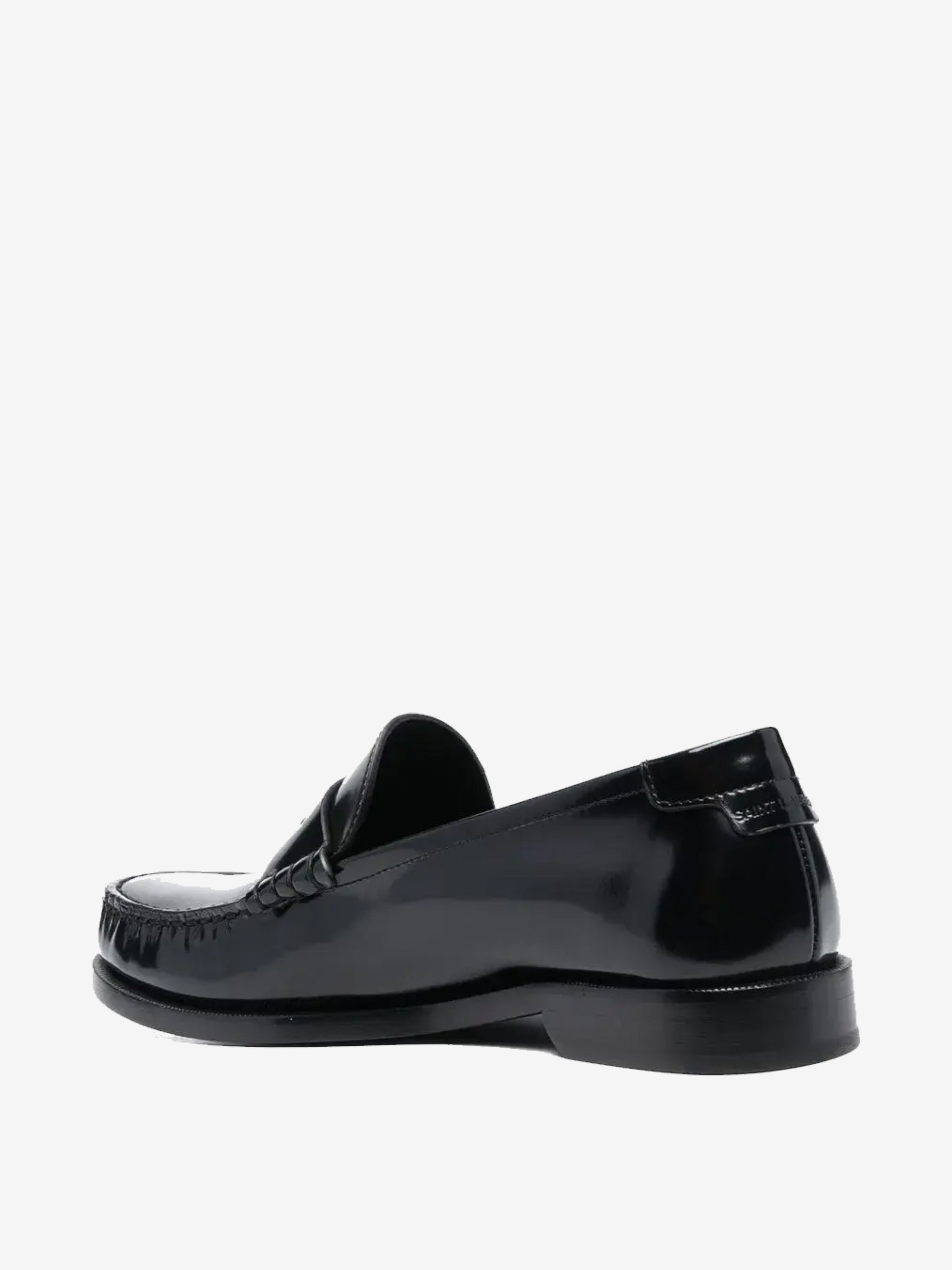 SAINT LAURENT - Men Magnum Lux/Nero Lucido 15 Moc Le Loafer Shoes - 3
