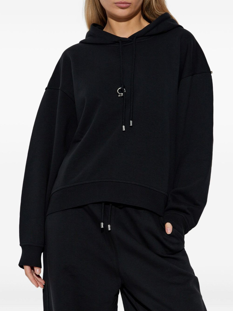 ring-detail drawstring hoodie 3