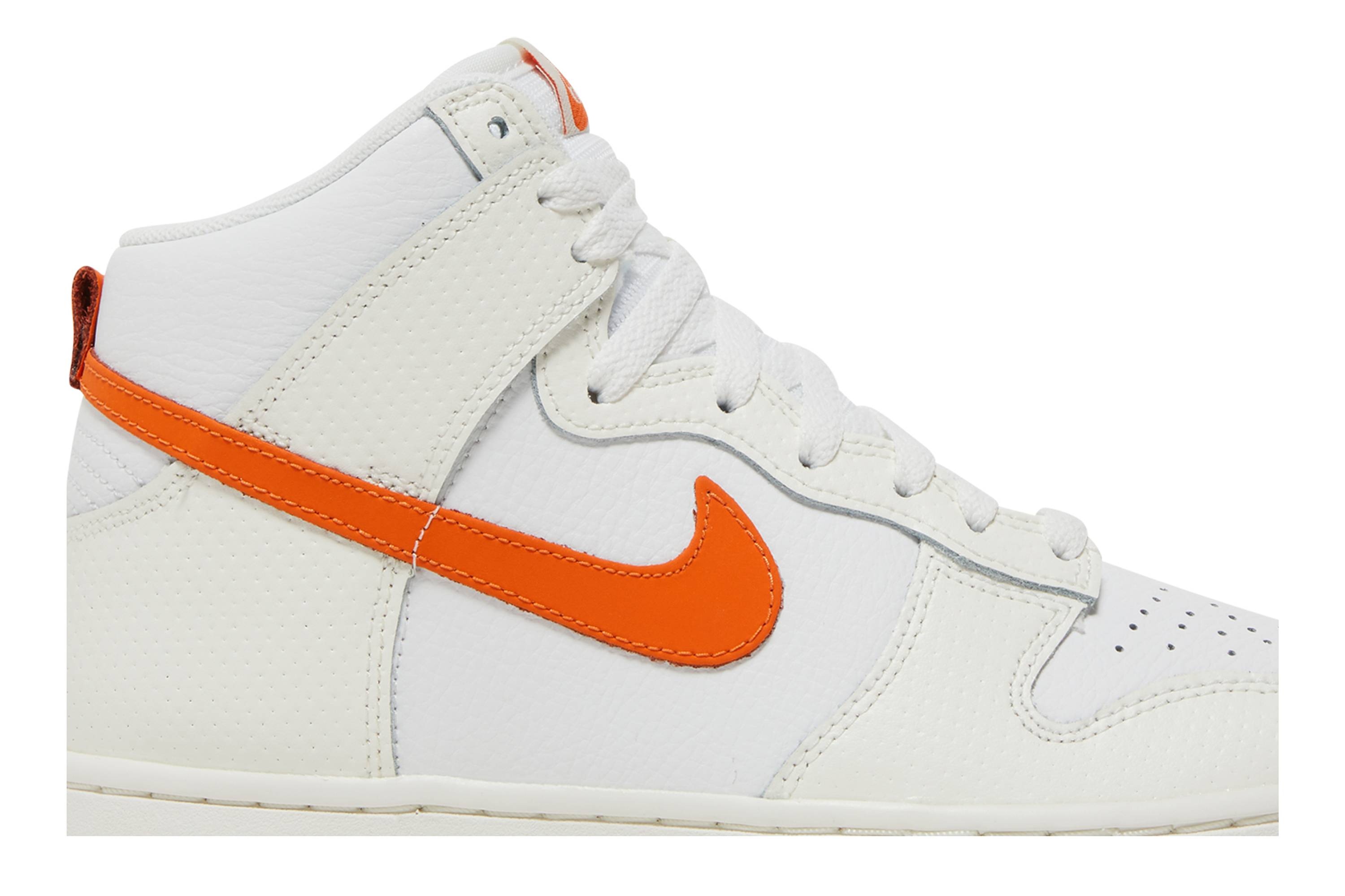 Wmns Dunk High 'White Magma Orange' - 2