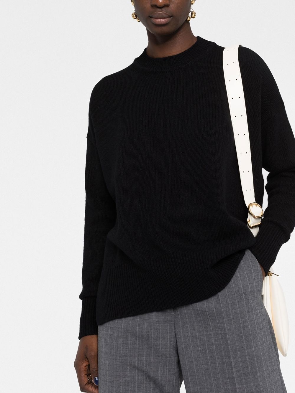 long-sleeve cashmere jumper - 5