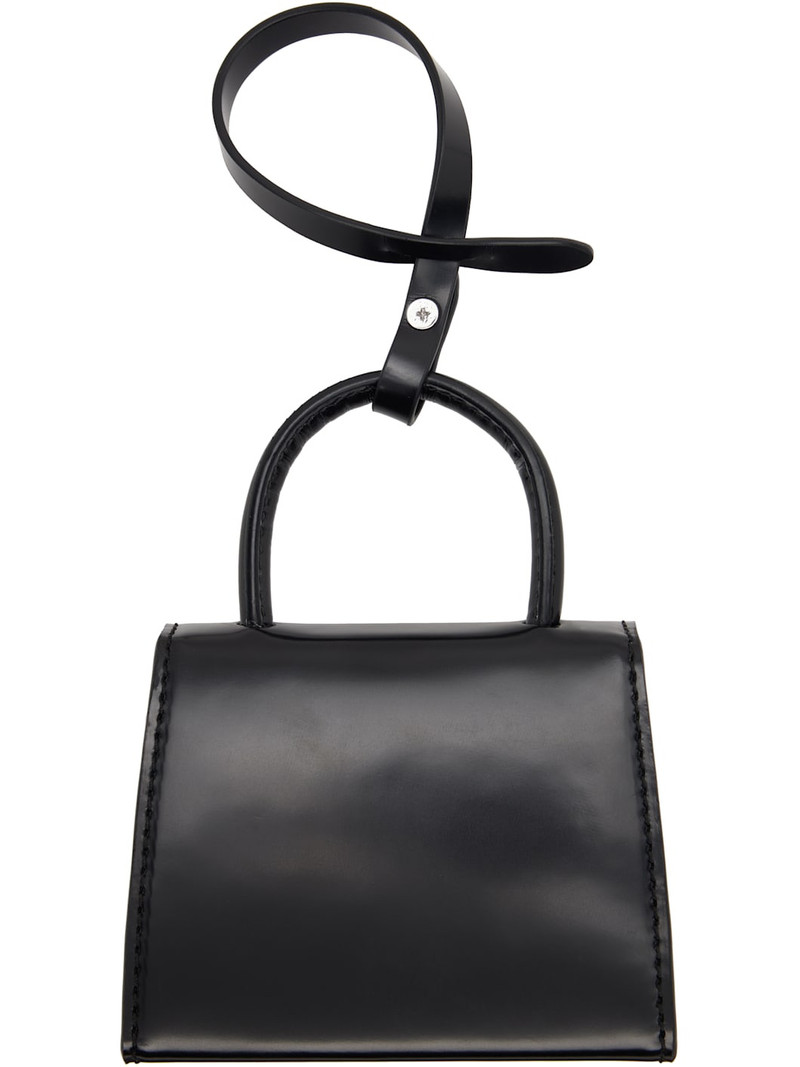 BY FAR Black 'Mini Mini' Bag Charm outlook
