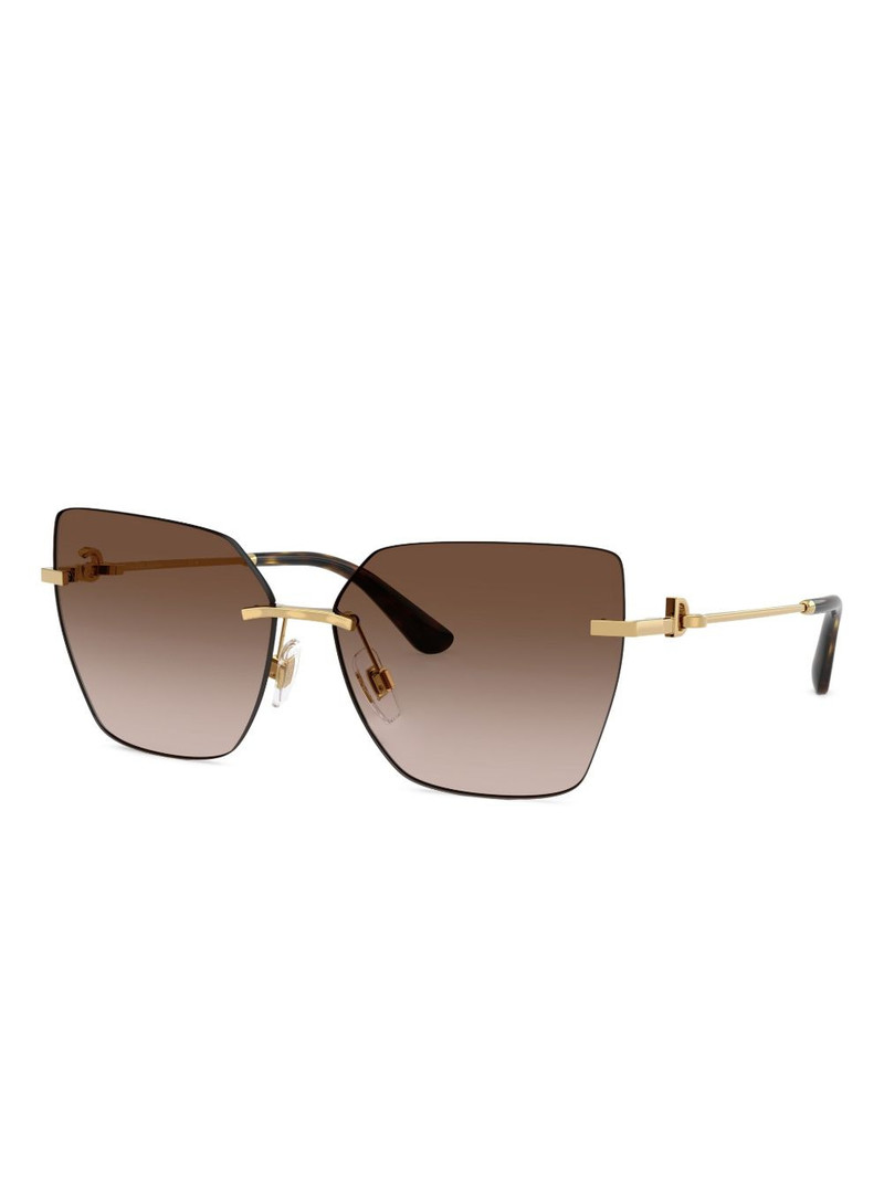 Dolce & Gabbana geometric-frame sunglasses outlook