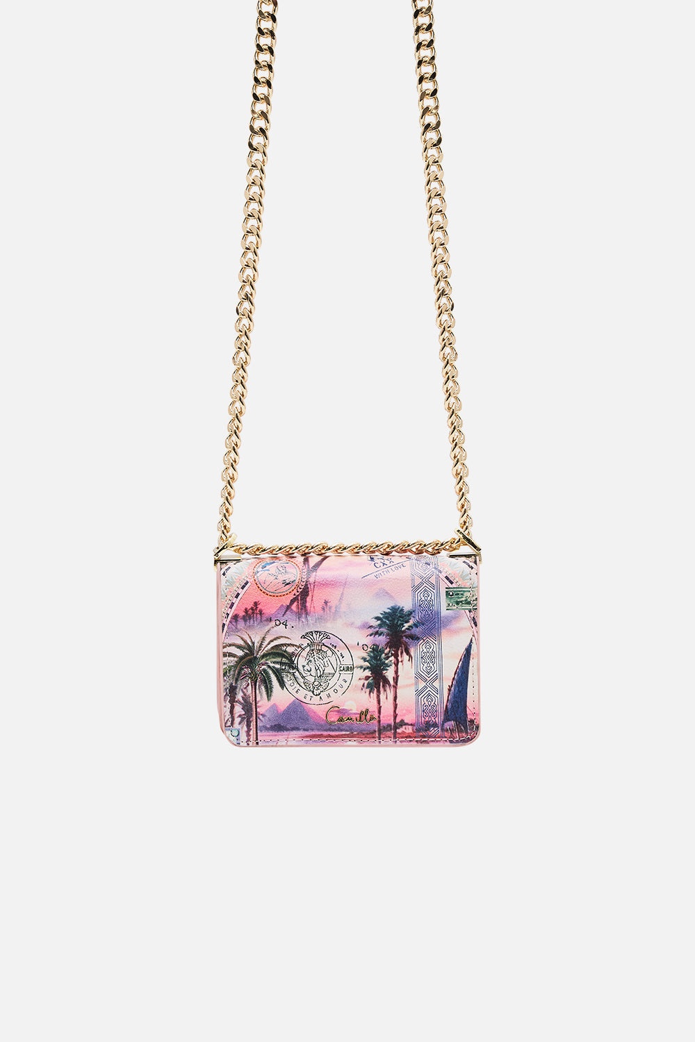 MINI CROSSBODY BOX BAG WITH CHAIN - 3