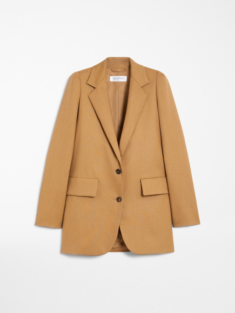 KITTEN Single-breasted wool, mohair and silk blazer - 1