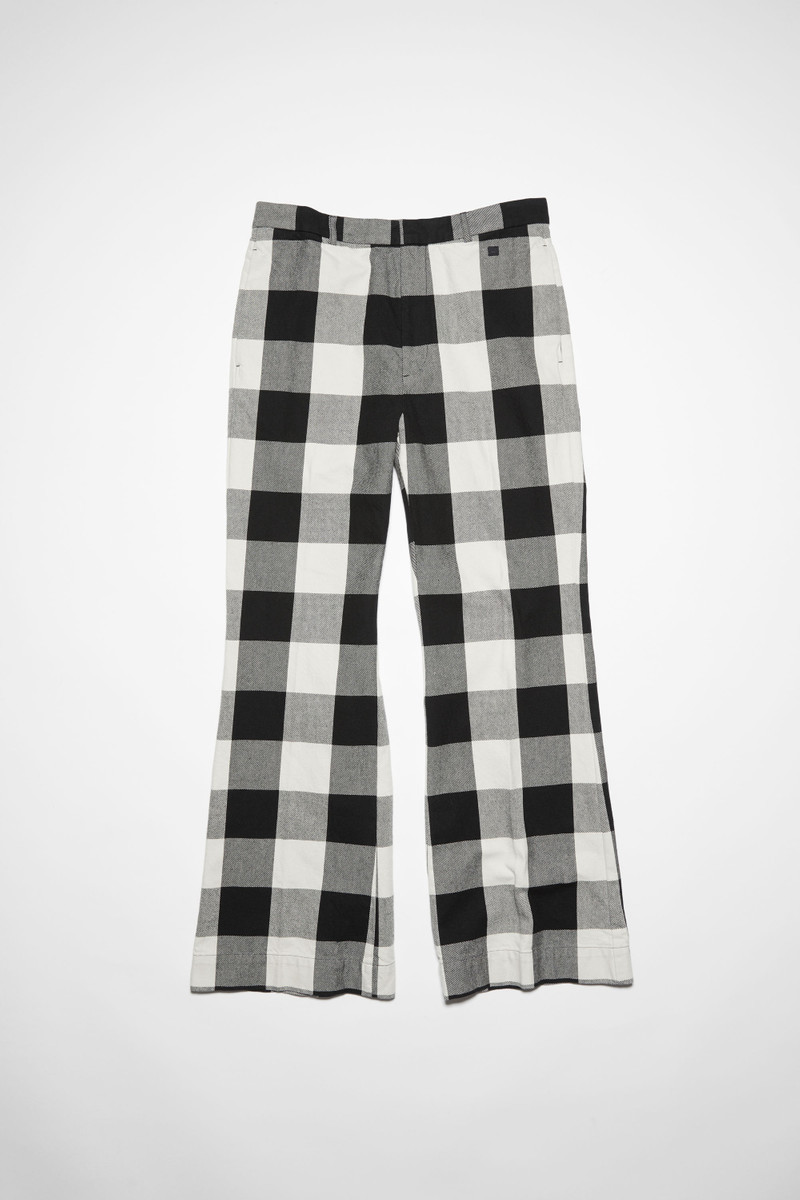 Check trousers - Black/white 6