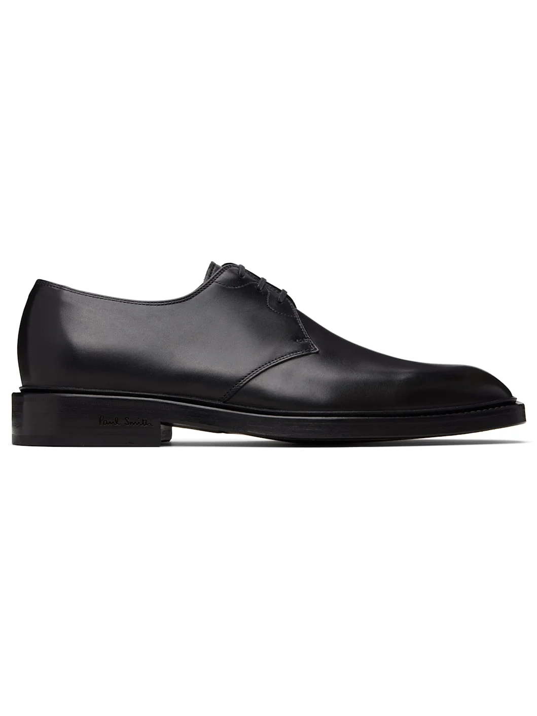 Black Leather 'Sheridan' Derbys - 1