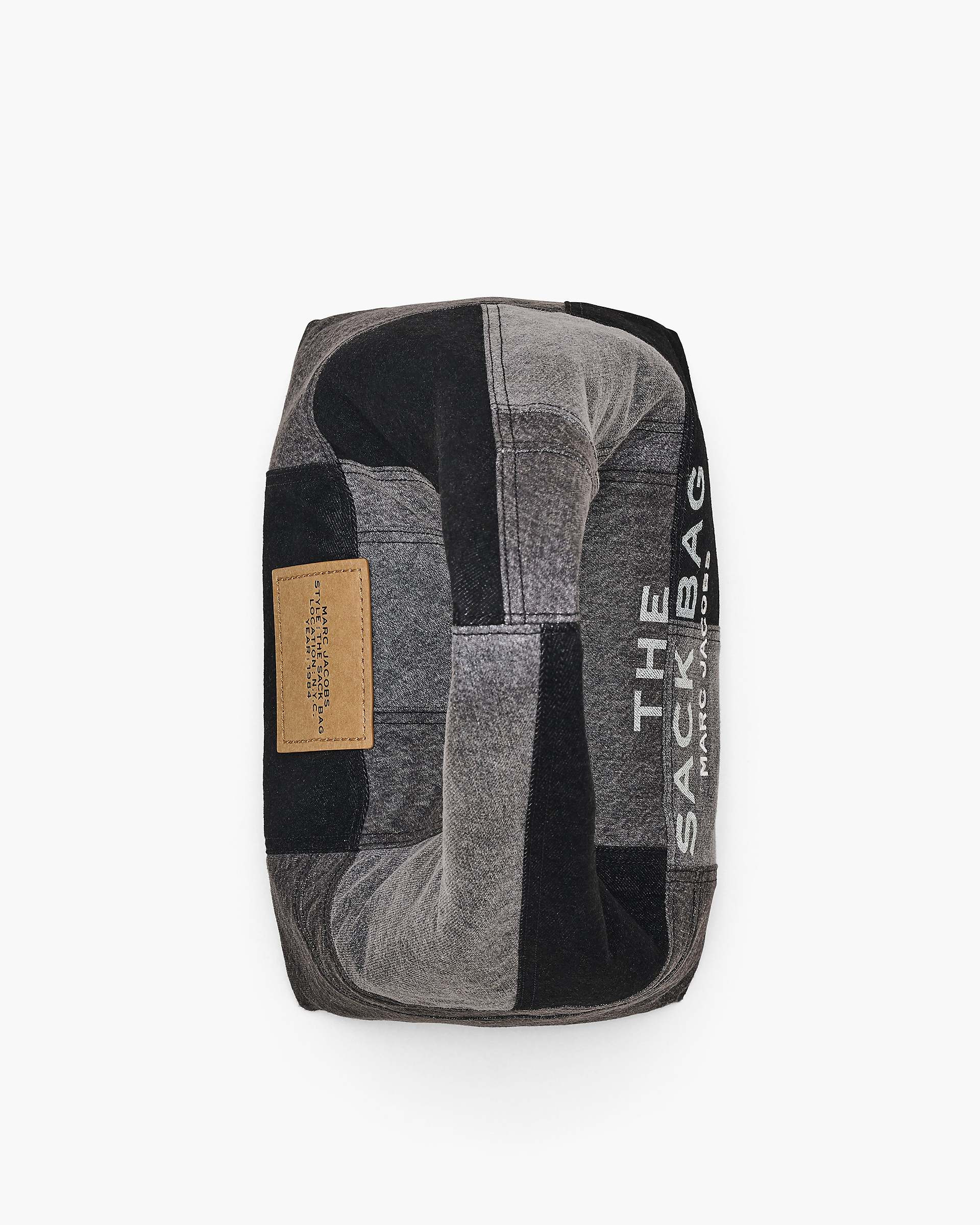 THE PATCHWORK DENIM SACK BAG - 7