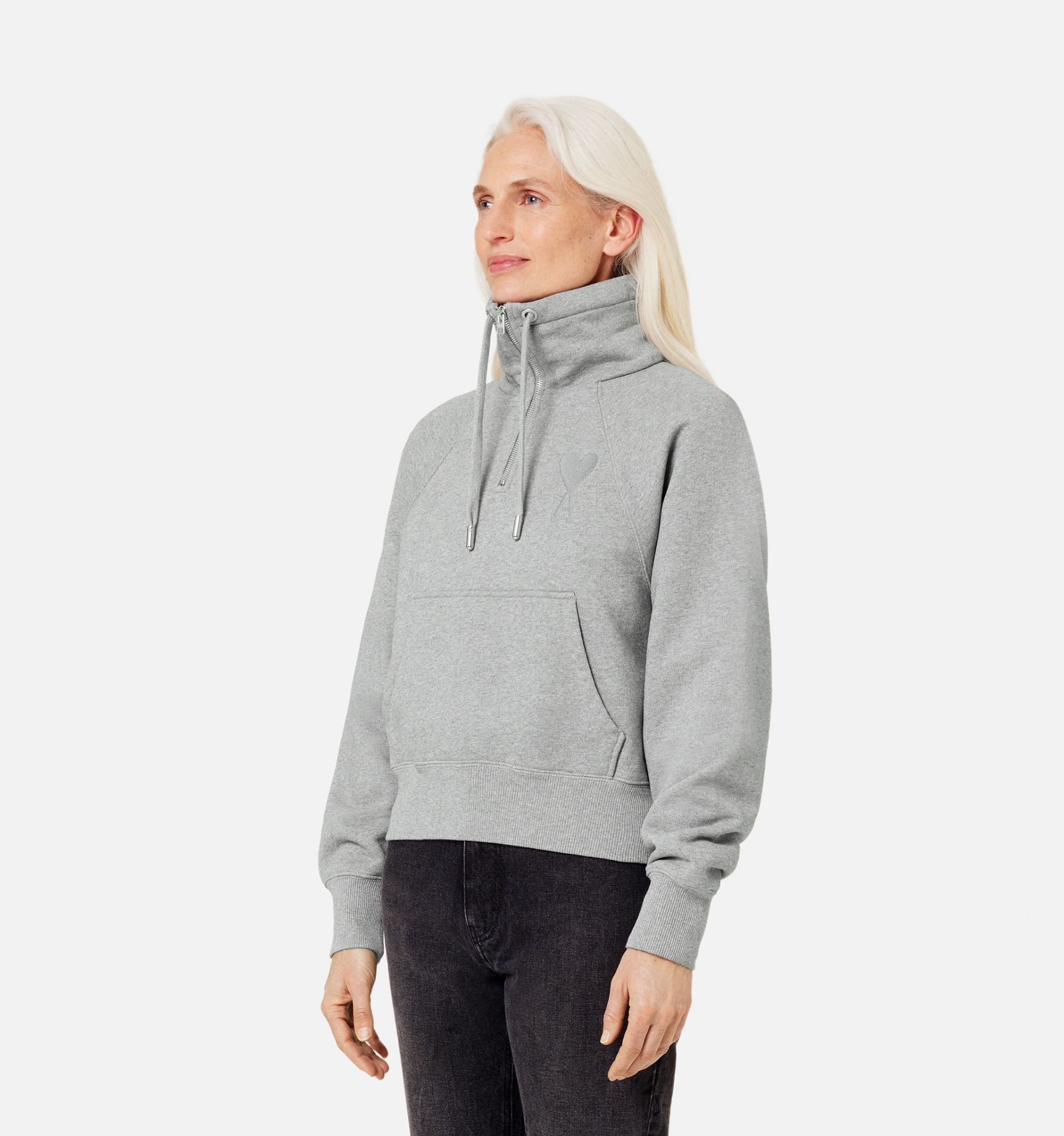 Ami de Coeur half-zip sweatshirt - 5