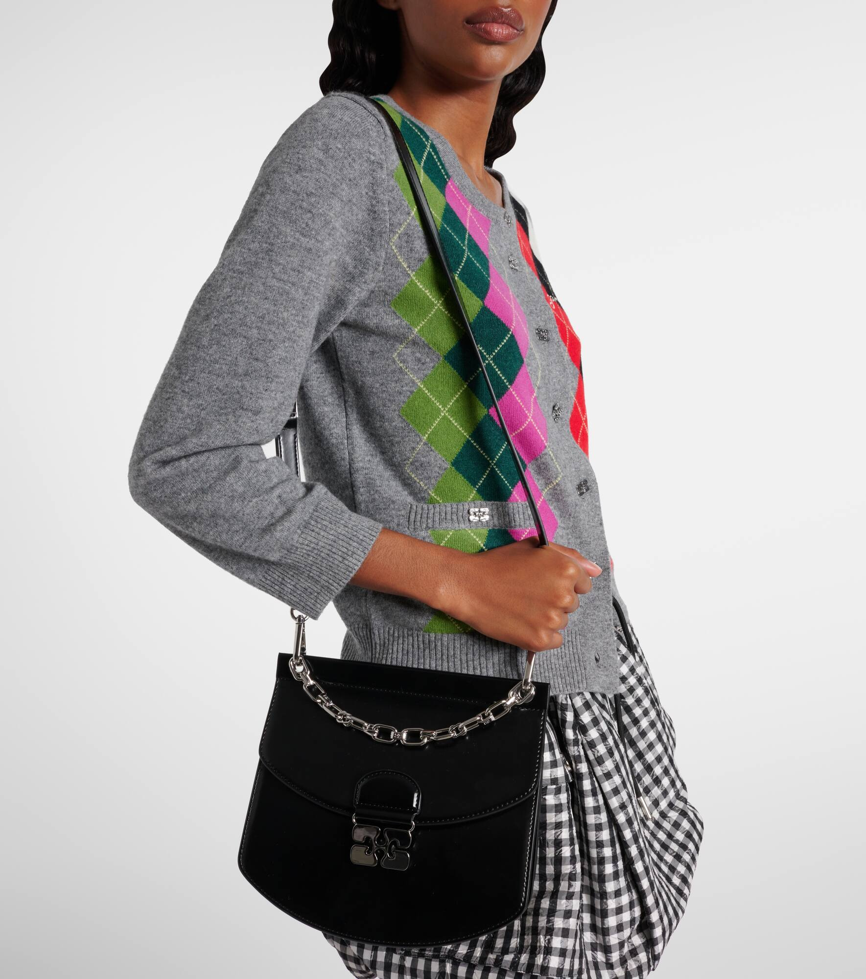 Apo-G Small faux leather crossbody bag - 6
